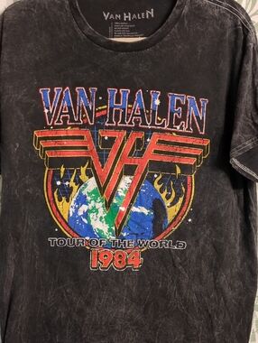 Van Halen 1984 Tour Graphic Short Sleeve Tee - Black